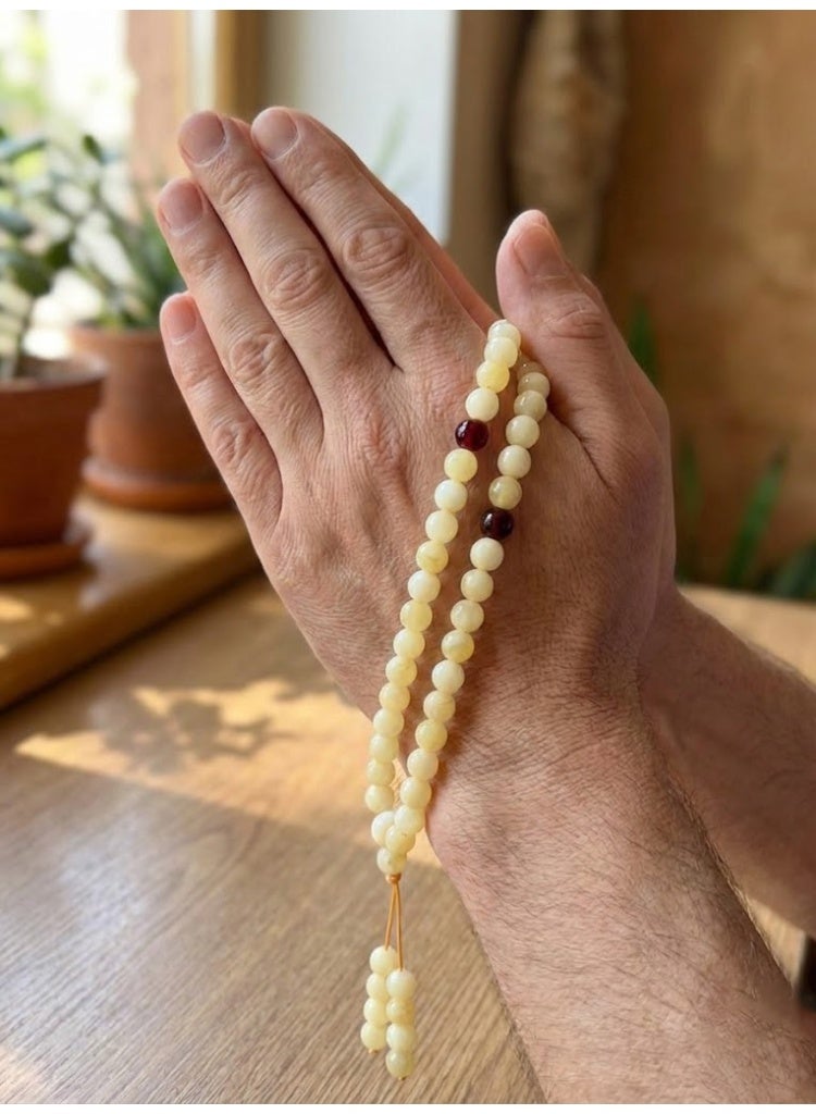 general 108 Picecs Resin Amber  Beeds Tasbih/10mm - Image 5